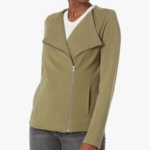The Drop Women's @Caralynmirand Long-Sleeve Knit Moto Jacket